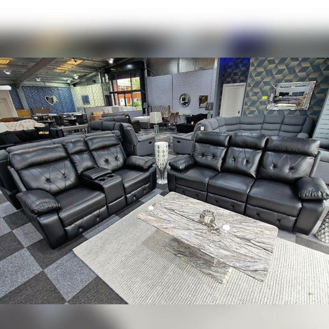 Parada Leather Recliner Sofa 3+2 Seater