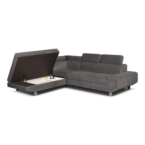 Arctic Sofa Bed With Storage Box Grey