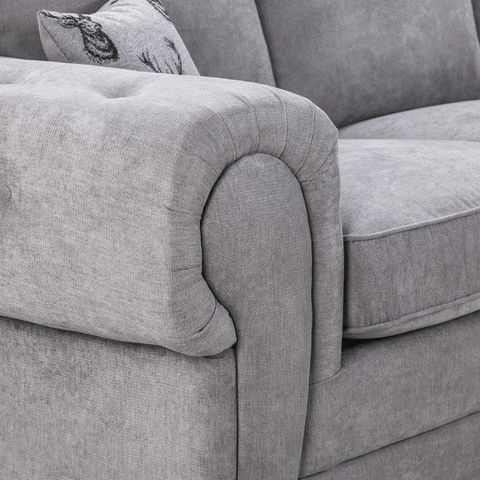 Verona Range Full Back 3+2 Seater Sofa Set Grey