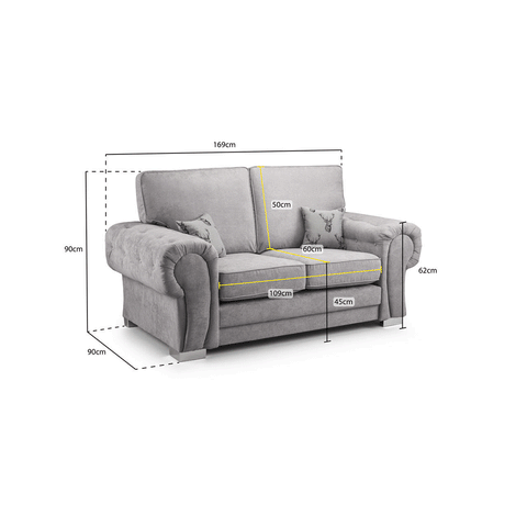 Verona Full Back 2 Seater Sofa