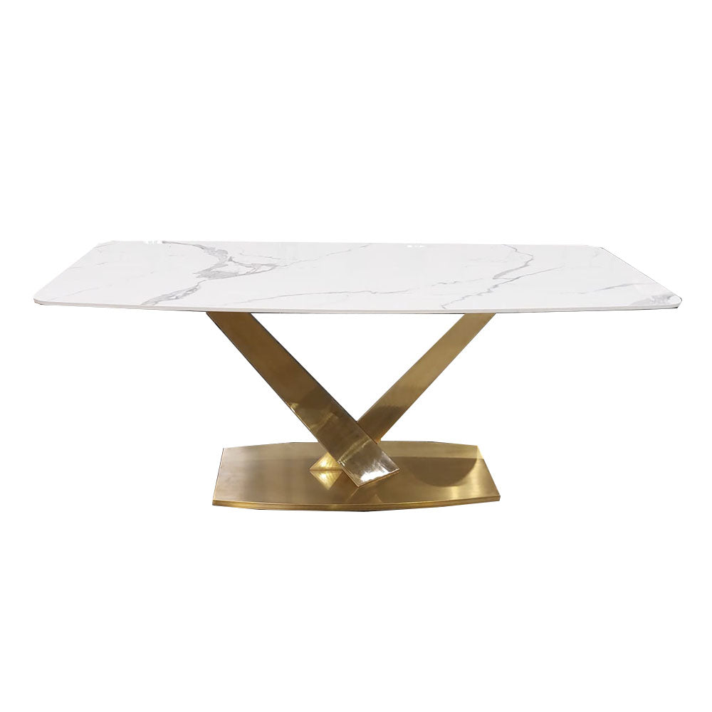 Valeo Gold Dining Table