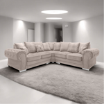 Modern Verona Chester Fields 5 Seater Luxurious Fabric Sofa| Verona Sofa bed