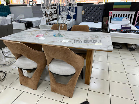 Engelberg Cream Dining Table & Chairs