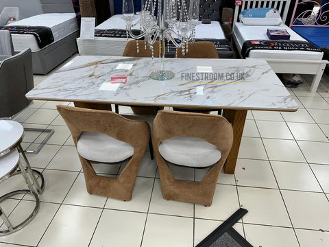Engelberg Cream Dining Table & Chairs
