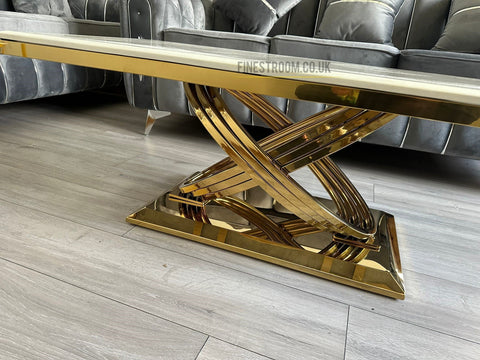 Elina Gold Coffee Tables