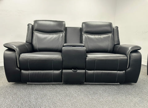 Parada Leather Electric Recliner Sofa 3+2 Seater-Bluetooth/USB/C-Type/Led/Cooling Cup Holders