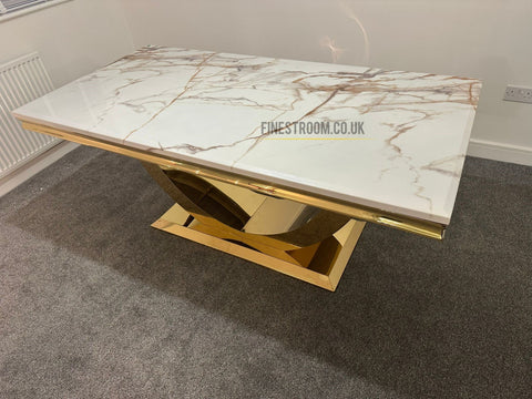 Arial Gold Dining Tables