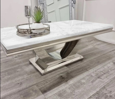 Arial Chrome Dining Table Range