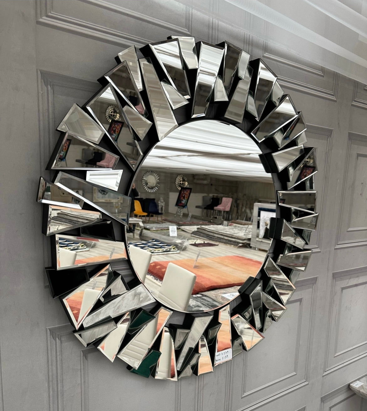 ZIG ZAG MIRROR ROUND