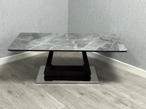 Zermatt Coffee Table - Grey Ceramic