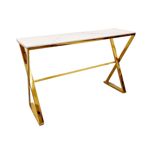 Zion Gold Console Table