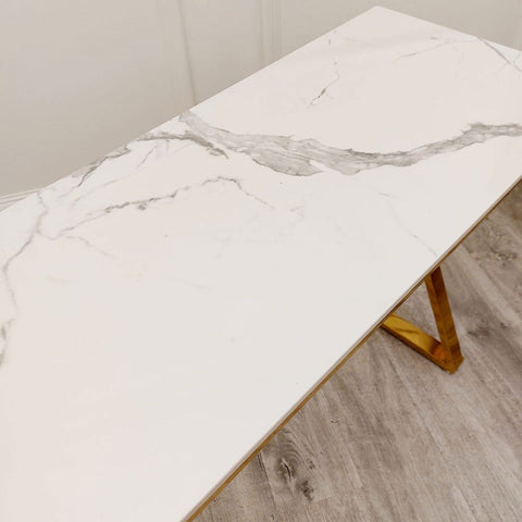 Zion Gold Console Table