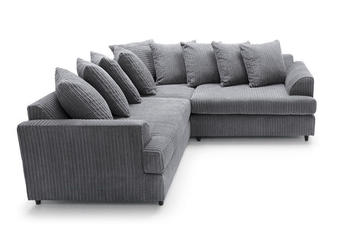 Liverpool Jumbo 5 Seater Wide Armrests With Footstool High quality Fabric Sofa