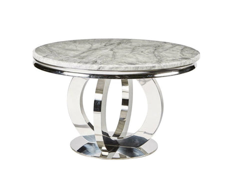 1.3m Round Grey Chelsea with DG Majestic Chairs