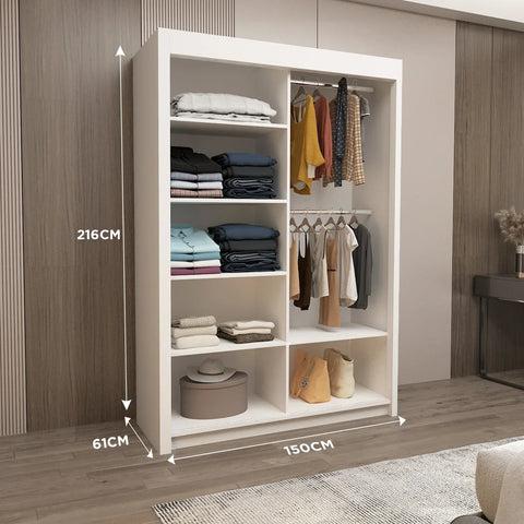 Lisboan Mirror Sliding Wardrobe