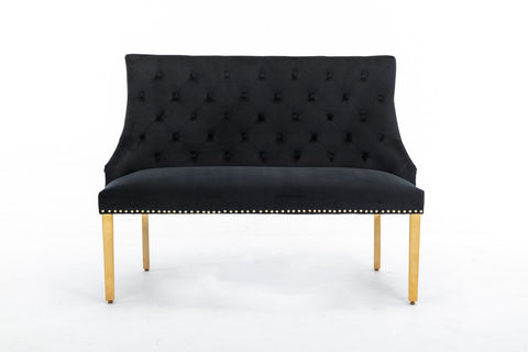 Majestic High Back Bench- Black Gold