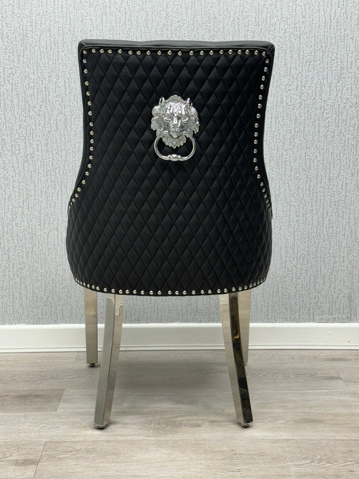 Majestic PU Dining Chairs- Midnight Black