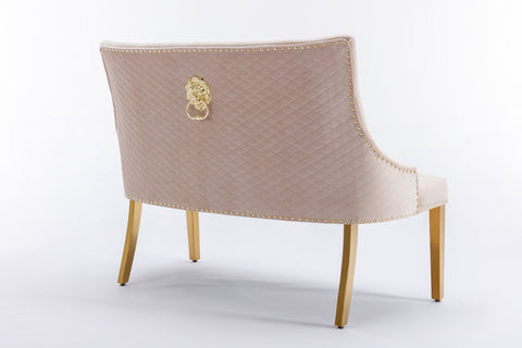 Majestic High Back Bench- Mink Gold