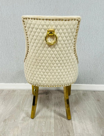White Sorrento Dining Table With Majestic Chairs