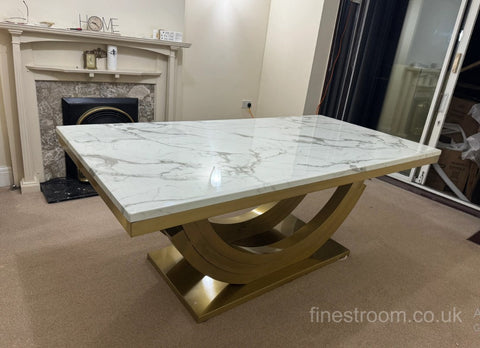 Monaco Gold Dining Table