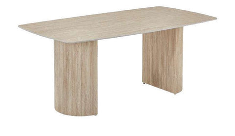 Olympia Beige Ceramic Dining Table With Olympia Beige Dining Chairs