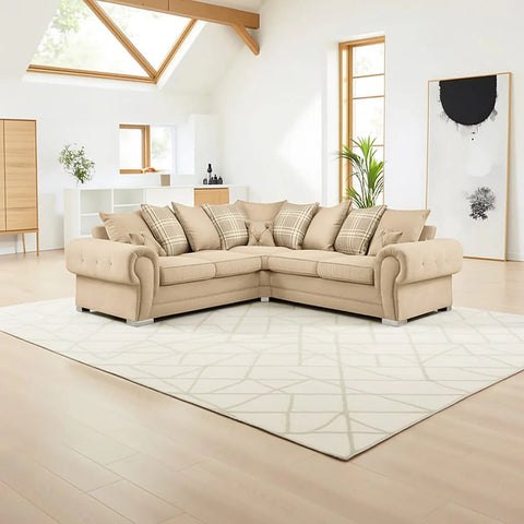 Verona Fabric 5-Seater Corner Sofa – Modern Comfort & Stylish Design